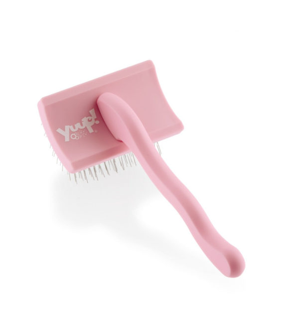 Yuup!® Pinkbrush Hunde und Katzenzupfbürste – Bild 4