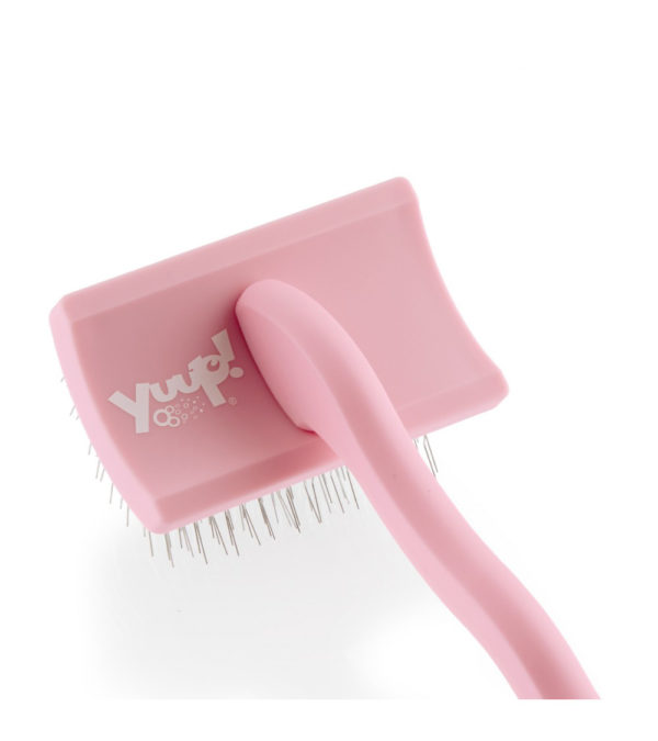 Yuup!® Pinkbrush Hunde und Katzenzupfbürste – Bild 3