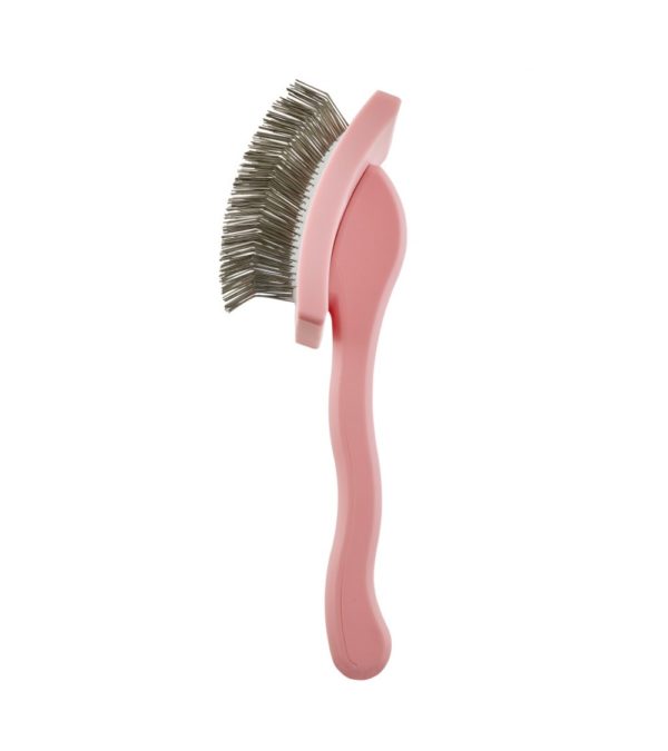Yuup!® Pinkbrush Hunde und Katzenzupfbürste – Bild 5